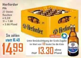 Klaas und Kock Herforder Pils Angebot