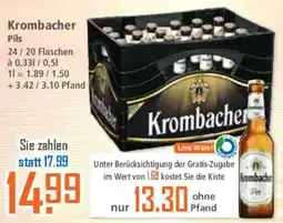 Klaas und Kock Krombacher Pils Angebot