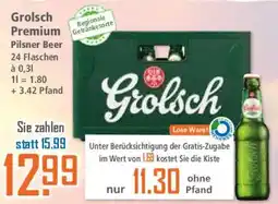 Klaas und Kock Grolsch Premium Pilsner Beer Angebot