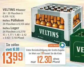 Klaas und Kock VELTINS Pilsener Angebot