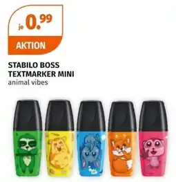 Müller STABILO BOSS TEXTMARKER MINI animal vibes Angebot