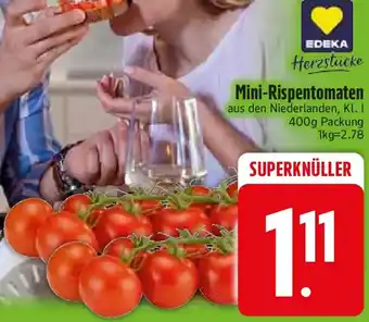 Edeka Edeka Herzstücke Mini-Rispentomaten Angebot