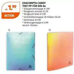 Müller EXACOMPTA CANDY TIDY PP FÜR DIN A4 Angebot