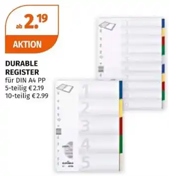 Müller DURABLE REGISTER Angebot