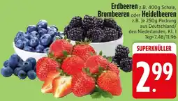 Edeka Erdbeeren, Brombeeren oder Heidelbeeren Angebot