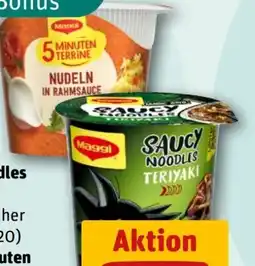 nahkauf Maggi 5 Minuten Terrine Nudeln in Rahmsauce Angebot
