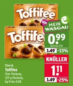 Wasgau Storck Toffifee Angebot