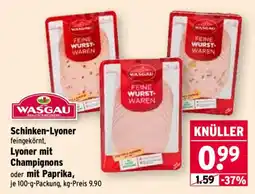Wasgau WASGAU Schinken-Lyoner Angebot