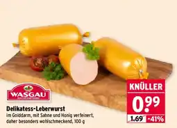 Wasgau WASGAU Delikatess-Leberwurst Angebot