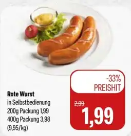 Feneberg Rote Wurst Angebot