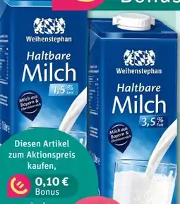 REWE Center Weihenstephan Milch Angebot