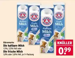 Wasgau Bärenmarke Milch Angebot