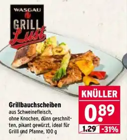 Wasgau Grillbauchscheiben WASGAU Grill Lust Angebot