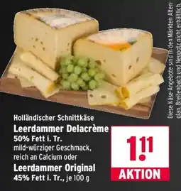 Wasgau Holländischer Schnittkäse Leerdammer Delacrème Angebot