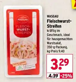 Wasgau WASGAU Fleischwurst-Streifen Angebot