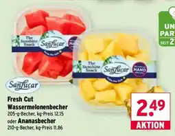 Wasgau SanLucar Fresh Cut Wassermelonenbecher Angebot
