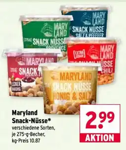 Wasgau Maryland Snack-Nüsse Angebot