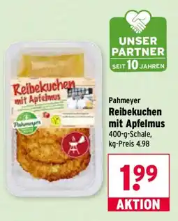 Wasgau Pahmeyer Reibekuchen mit Apfelmus Angebot