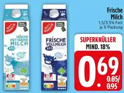 Edeka Gut & Gunstig Frische Milch Angebot