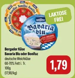 Feneberg Bergader Käse Bavaria Blu oder Bonifaz Angebot