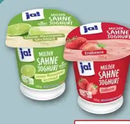 REWE Center ja! Milder Sahne Joghurt Angebot