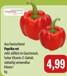 Feneberg Gärtnerei Reichmayer Paprika rot Angebot