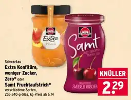 Wasgau Schwartau Extra Konfitüre Angebot