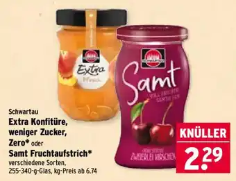 Wasgau Schwartau Extra Konfitüre Angebot