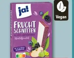 REWE Center ja! Fruchtschnitten Waldfrucht Angebot