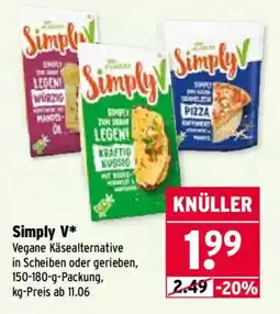 Wasgau Simply V* Vegane Käsealternative Angebot