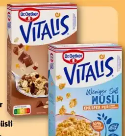 REWE Center Dr. Oetker Vitalis Schoko Müsli Angebot