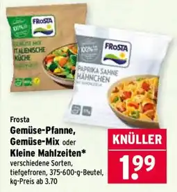 Wasgau Frosta Gemüse-Pfanne, Gemüse-Mix oder Kleine Mahlzeiten* Angebot