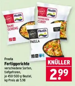 Wasgau Frosta Fertiggerichte Angebot