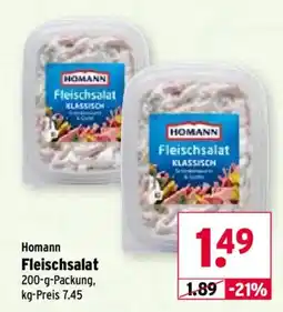 Wasgau Homann Fleischsalat Angebot