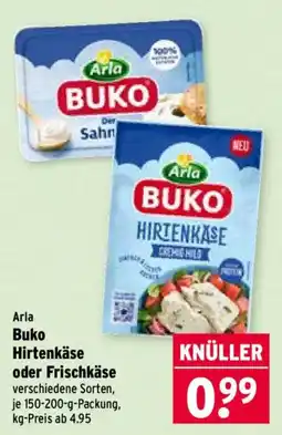 Wasgau Arla Buko Hirtenkäse Angebot