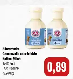 Feneberg Bärenmarke Kaffee-Milch Angebot