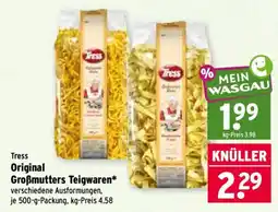Wasgau Tress Original Großmutters Teigwaren Angebot