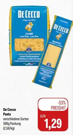 Feneberg De Cecco Pasta Angebot