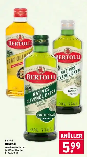 Wasgau Bertolli Olivenöl Angebot