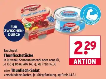 Wasgau Saupiquet Thunfischstücke Angebot