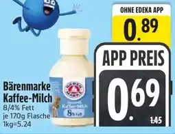 Edeka Bärenmarke Kaffee-Milch Angebot
