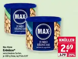 Wasgau Max Kiene Erdnüsse Angebot