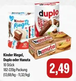 Feneberg Kinder Riegel, Duplo oder Hanuta Angebot
