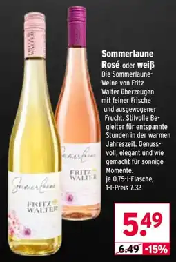 Wasgau Sommerlaune Rosé oder weiß Angebot