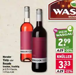 Wasgau Morador Tinto oder Rosado Angebot