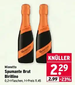 Wasgau Mionetto Spumante Brut Birillino Angebot