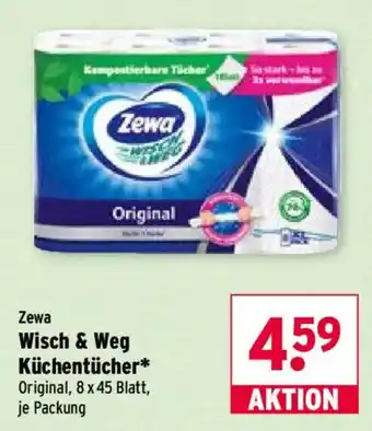 Wasgau Zewa Wisch & Weg Küchentücher* Angebot
