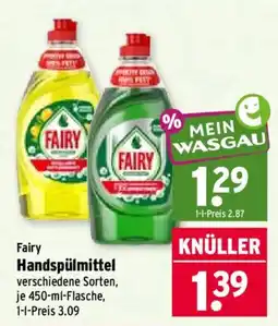 Wasgau Fairy Handspülmittel Angebot