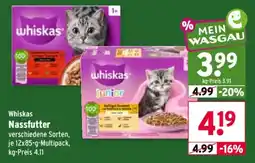 Wasgau Whiskas Nassfutter Angebot