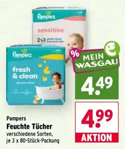Wasgau Pampers Feuchte Tücher Angebot